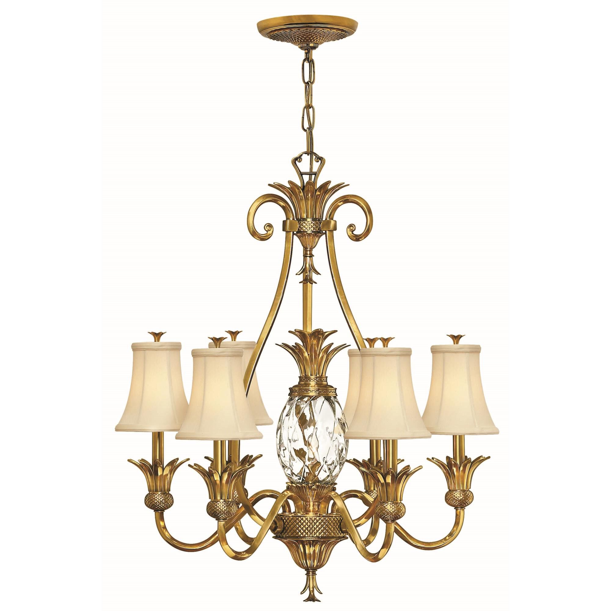 Plantation 28 Inch 7 Light Chandelier by Hinkley Lighting